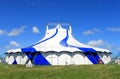 Circus big top tent in summer Royalty Free Stock Photo