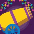 Circus canon isolated icon