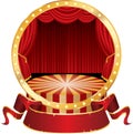 Circus circle Royalty Free Stock Photo