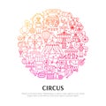 Circus Circle Concept Royalty Free Stock Photo