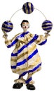 Circus Clown Juggling Balls Royalty Free Stock Photo