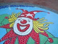 Circus Clown Mosaic Mural Arts Zhuhai Hengqin Chimelong Clowns Show Colorful Costume Acrobats Performance Entertainment Entrance