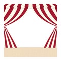 Circus curtain raises