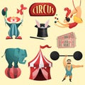 Circus decorative set