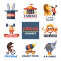 Circus emblems