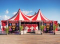 Circus entrance at a fair