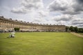 The Circus, famous circular Royal Crescent building in Bath