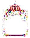 Circus festive card