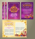 circus flyer, banner Royalty Free Stock Photo