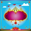Circus fun leaflet Royalty Free Stock Photo