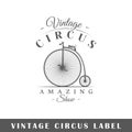 Circus label template