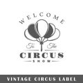 Circus label template