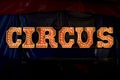 Circus lettering