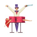 Circus Magician Assistant Composition