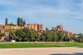 Circus Maximus: ancient Roman stadium, the Palatine hill Royalty Free Stock Photo