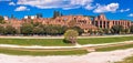 The Circus Maximus and ancient Rome landmarks panoramic view