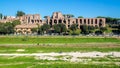 Circus Maximus and ruins of Palatine hill, in Rome, Italy Royalty Free Stock Photo