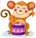 Circus monkey Royalty Free Stock Photo