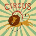 Circus Performance Vintage Poster