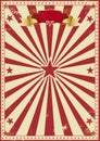 Circus red vintage Royalty Free Stock Photo