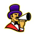 Circus Ringleader or Ringmaster Mascot Royalty Free Stock Photo