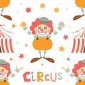 Circus Seamless pattern