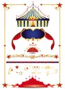 Circus set Royalty Free Stock Photo