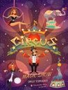 Circus Show Poster Royalty Free Stock Photo