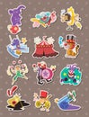 Circus stickers Royalty Free Stock Photo