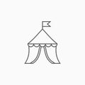 circus tent icon, tent, circus, fair