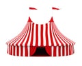 Circus Tent Isolated