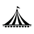 circus tent logo design template Royalty Free Stock Photo