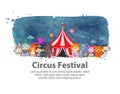 Circus. vector illustration Royalty Free Stock Photo