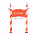 Circus welcome entry gate