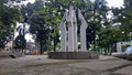 Bogor, Indonesia-March 11, 2025: Monument in the middle of the park as a gateway to the field Royalty Free Stock Photo