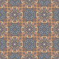 Cirles and crosses seamless pattern