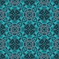 Cirles and crosses seamless pattern