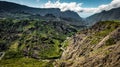 Winding roads of cirque Salazie