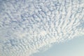 Cirrocumulus Cloud on blue sky Royalty Free Stock Photo