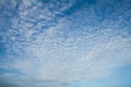 Cirrocumulus clouds