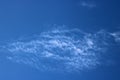 Cirrocumulus clouds seen against blue sky