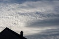 Cirrocumulus clouds Royalty Free Stock Photo