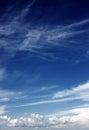 Cirrostratus and Stratocumulus Royalty Free Stock Photo