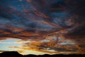 Cirrostratus Sunset Royalty Free Stock Photo