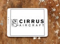 Cirrus Aircraft Aviation company logo Royalty Free Stock Photo