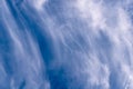 cirrus cloud prism Royalty Free Stock Photo