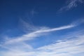 Cirrus clouds. Royalty Free Stock Photo