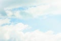 Cirrus clouds blue sky view Royalty Free Stock Photo