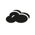 Cirrus cumulus icon. Trendy Cirrus cumulus logo concept on white