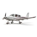 Cirrus SR22 Ã¢â¬\' Sleek and High-Performance Single-Engine Aircraft for Private and General Aviation Royalty Free Stock Photo